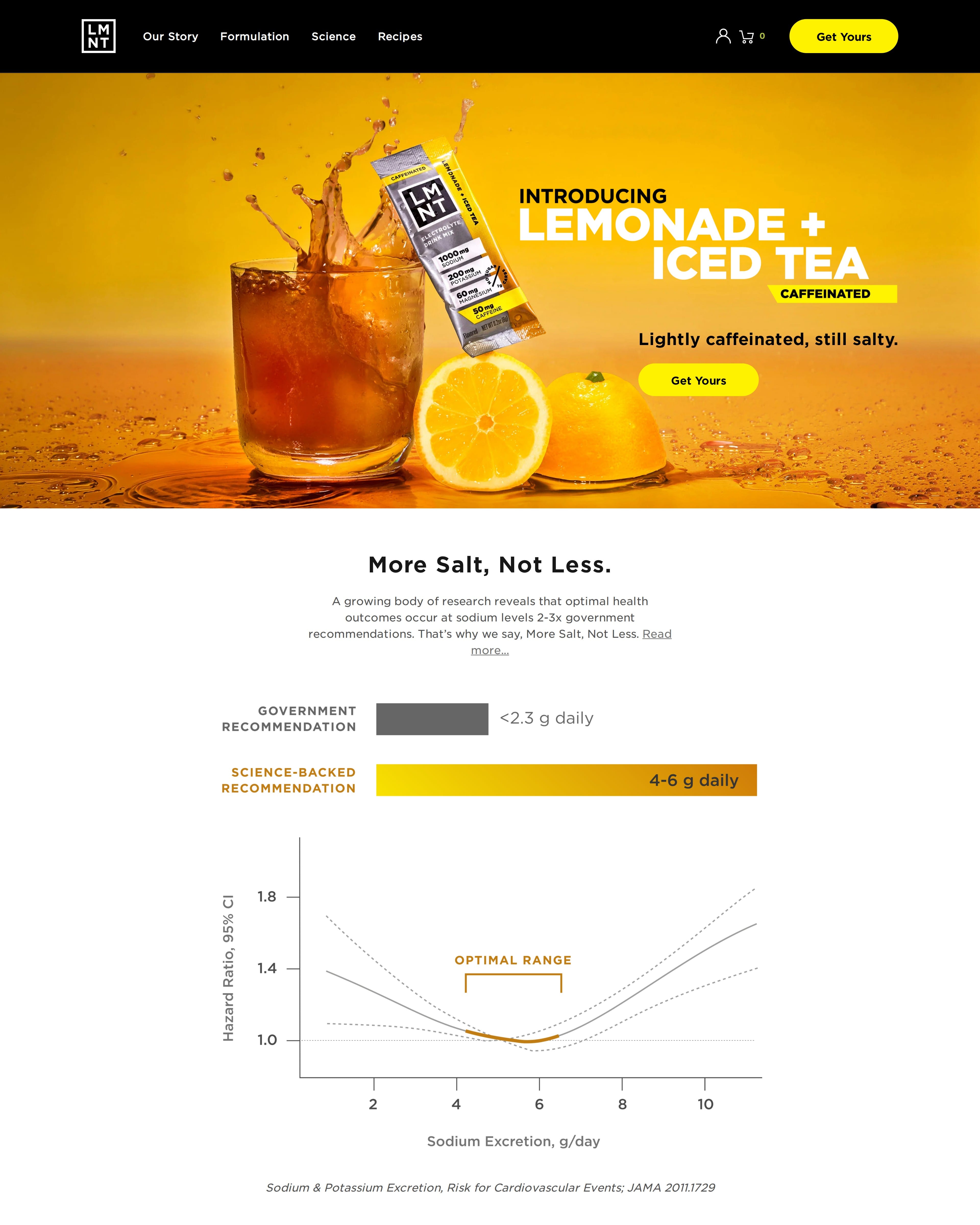 LMNT Homepage
