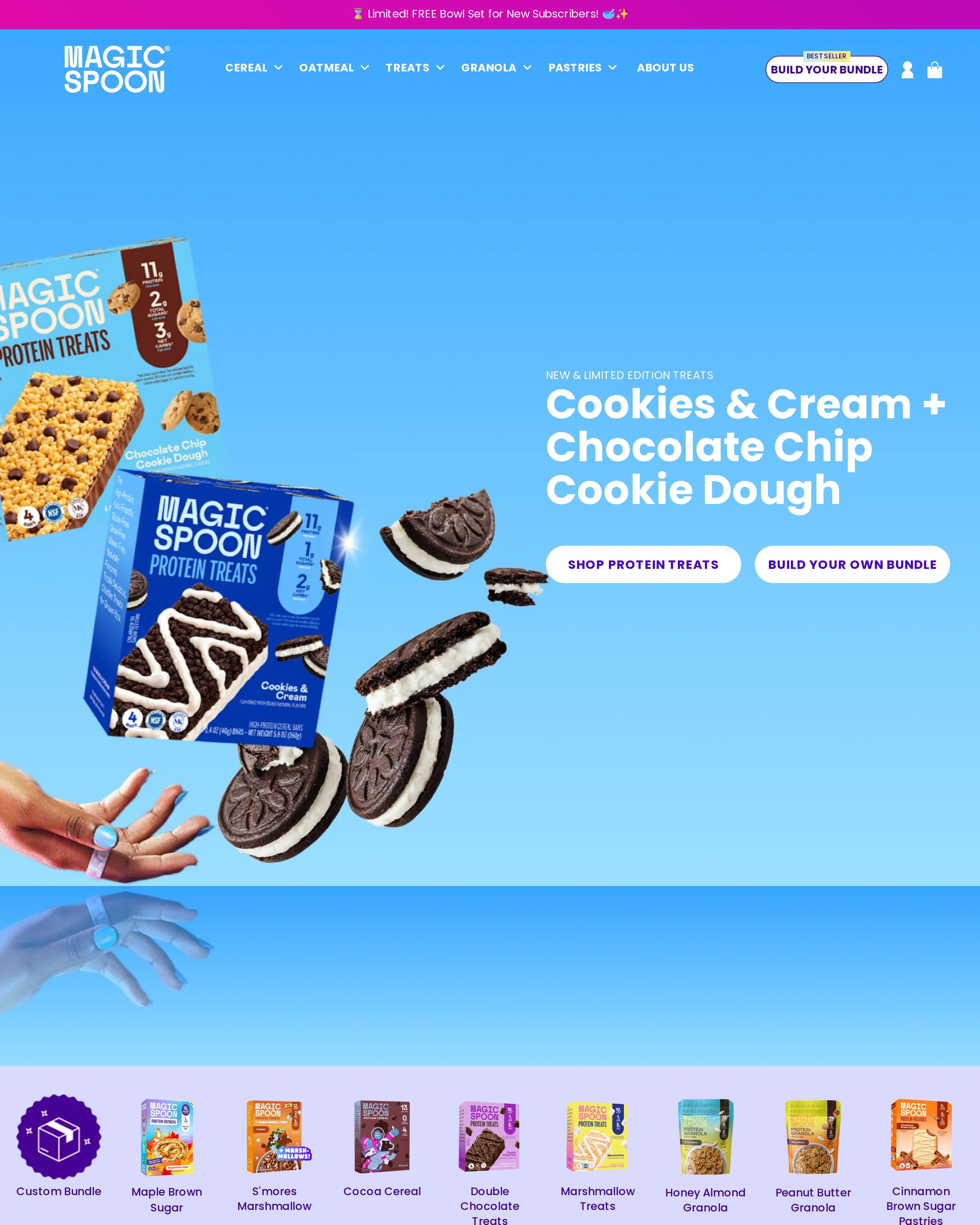 Magic Spoon Homepage