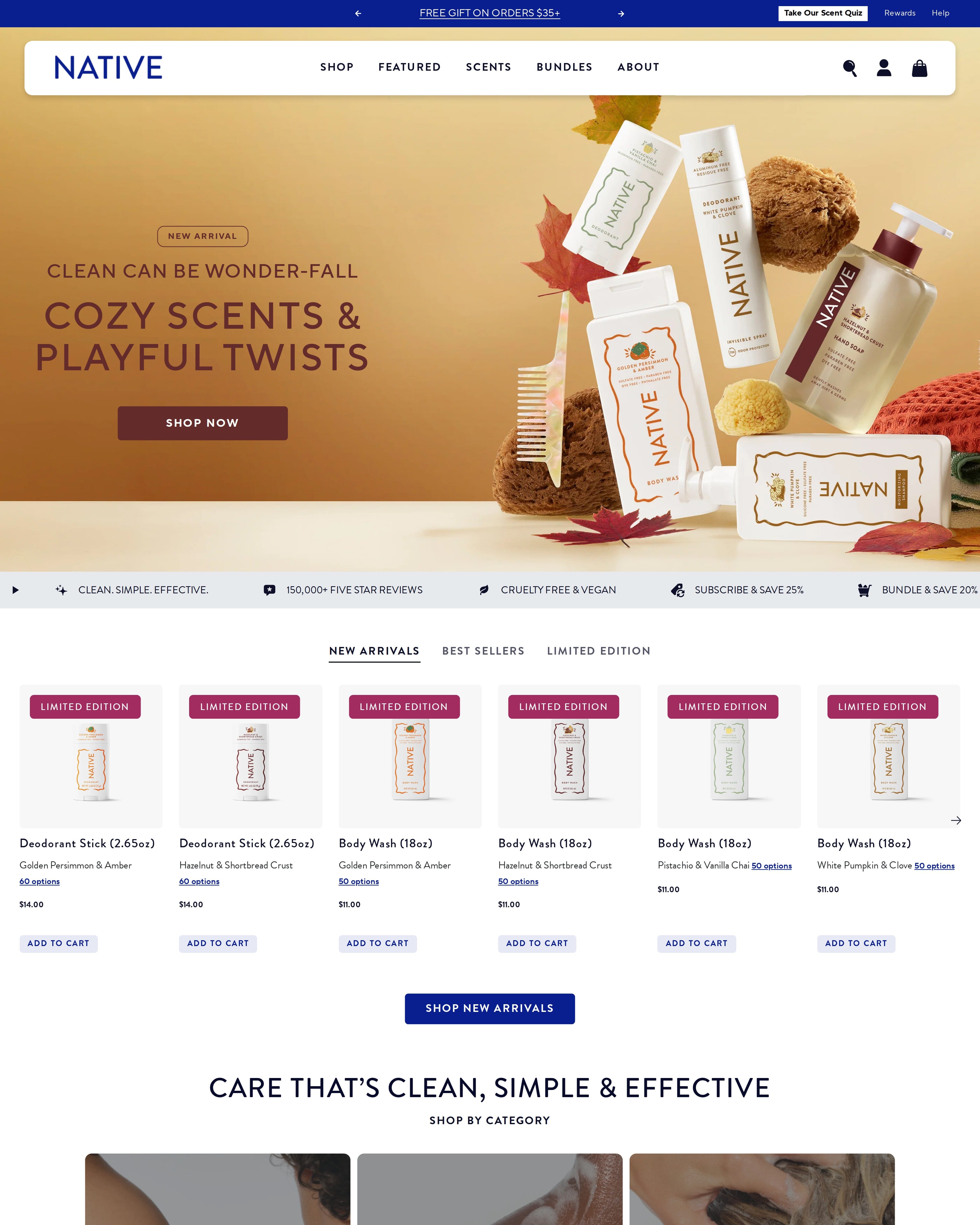 Native Homepage