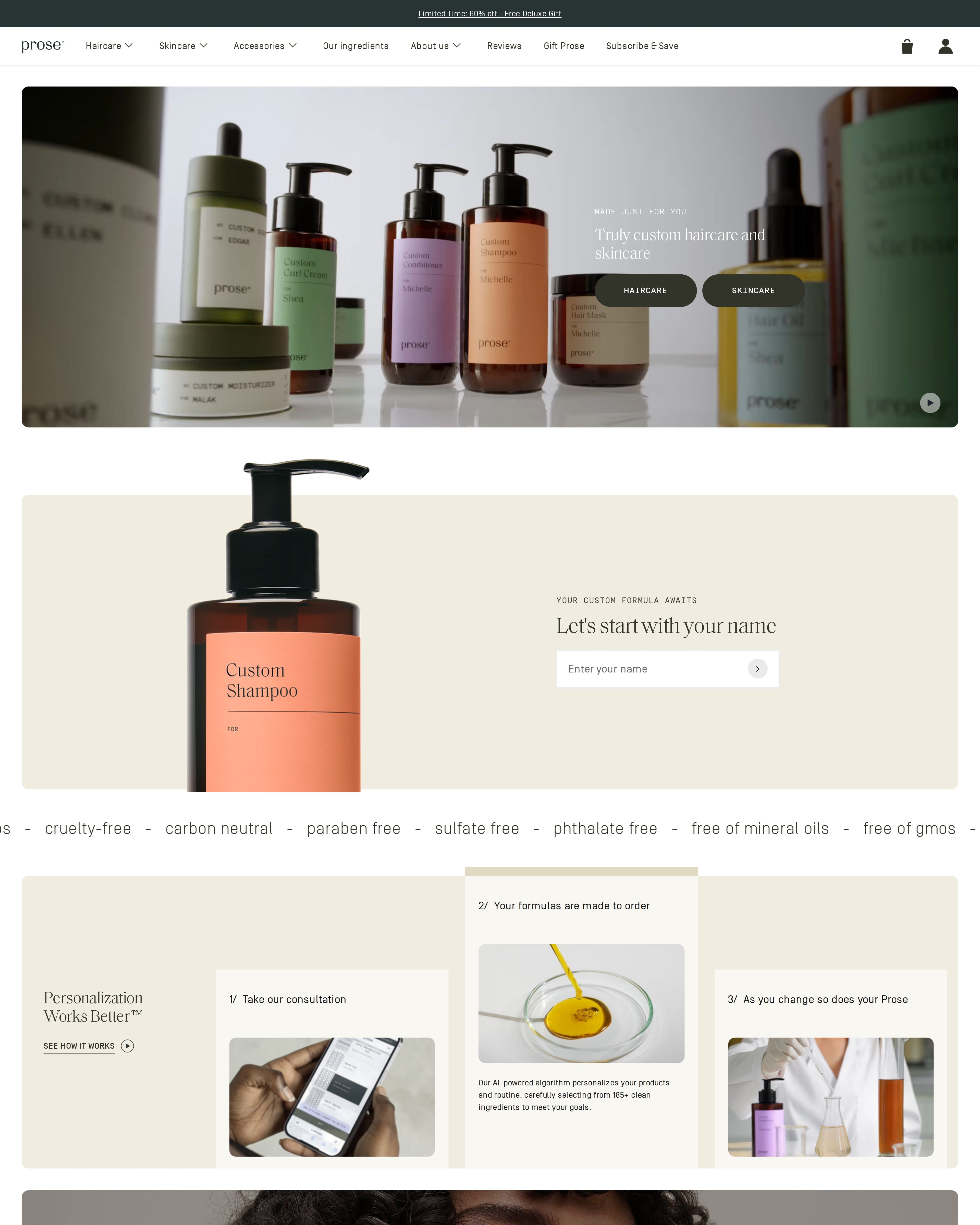 Prose Homepage