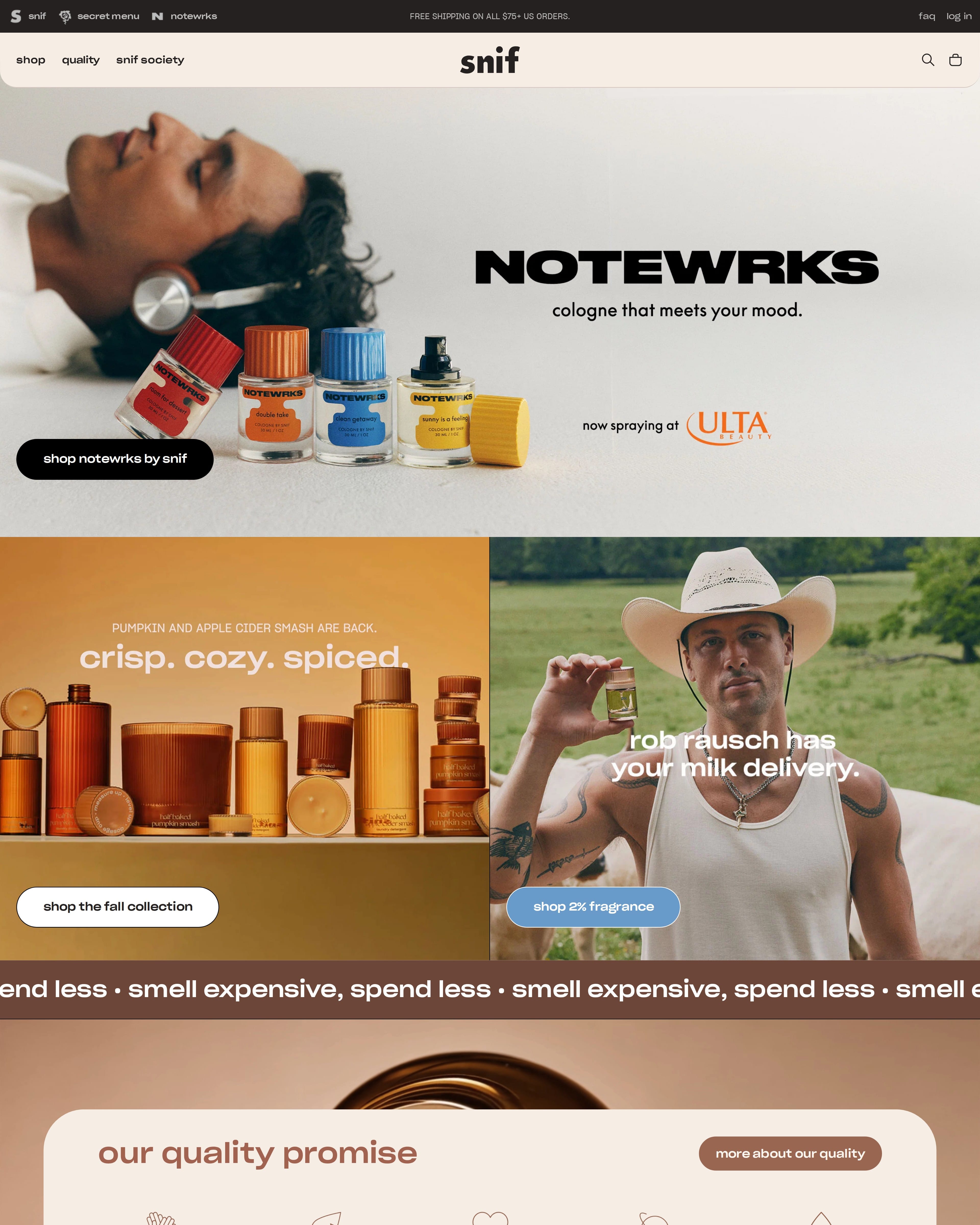 Snif Homepage