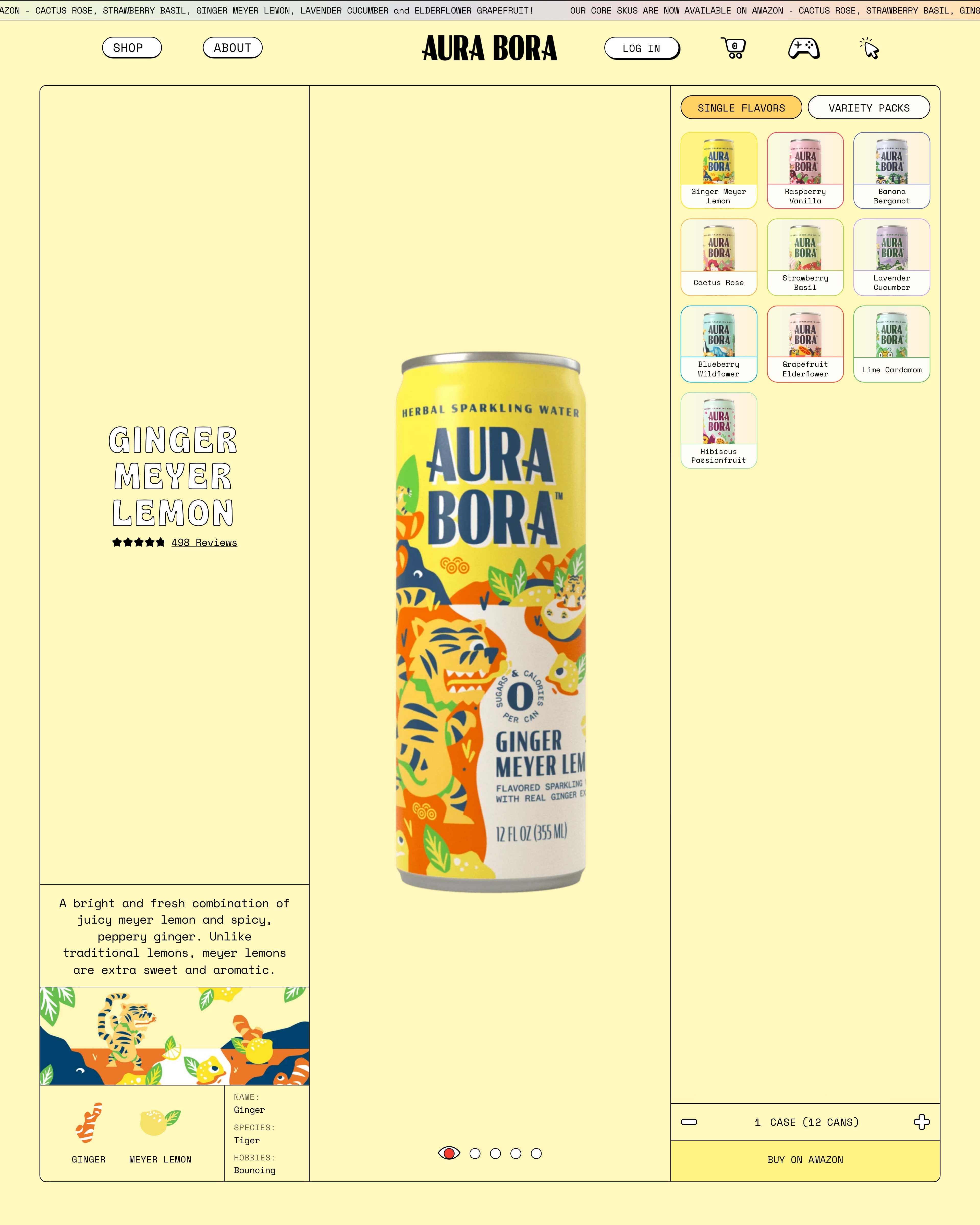 Aura Bora Ginger Meyer Lemon