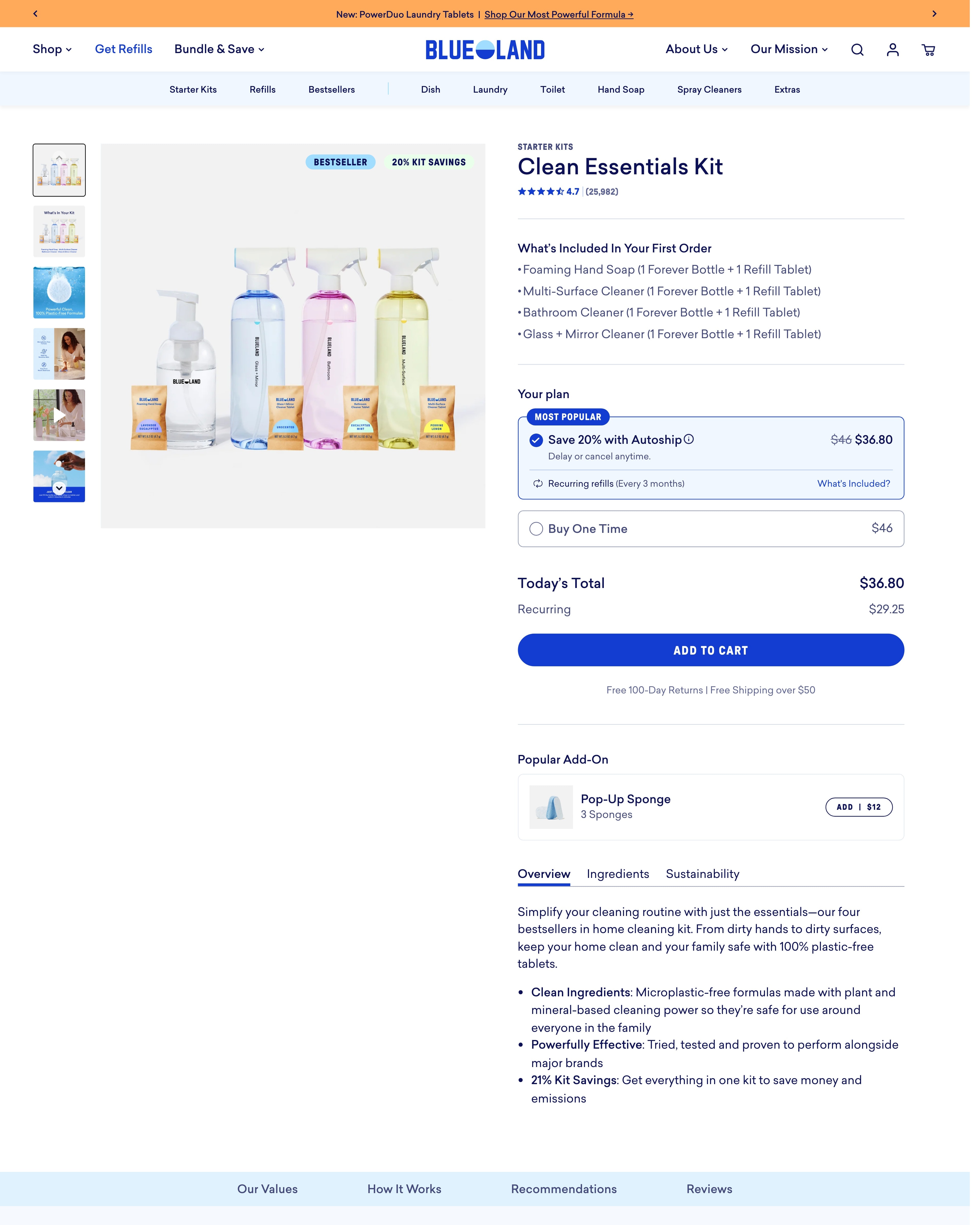 Blueland The Clean Essentials
