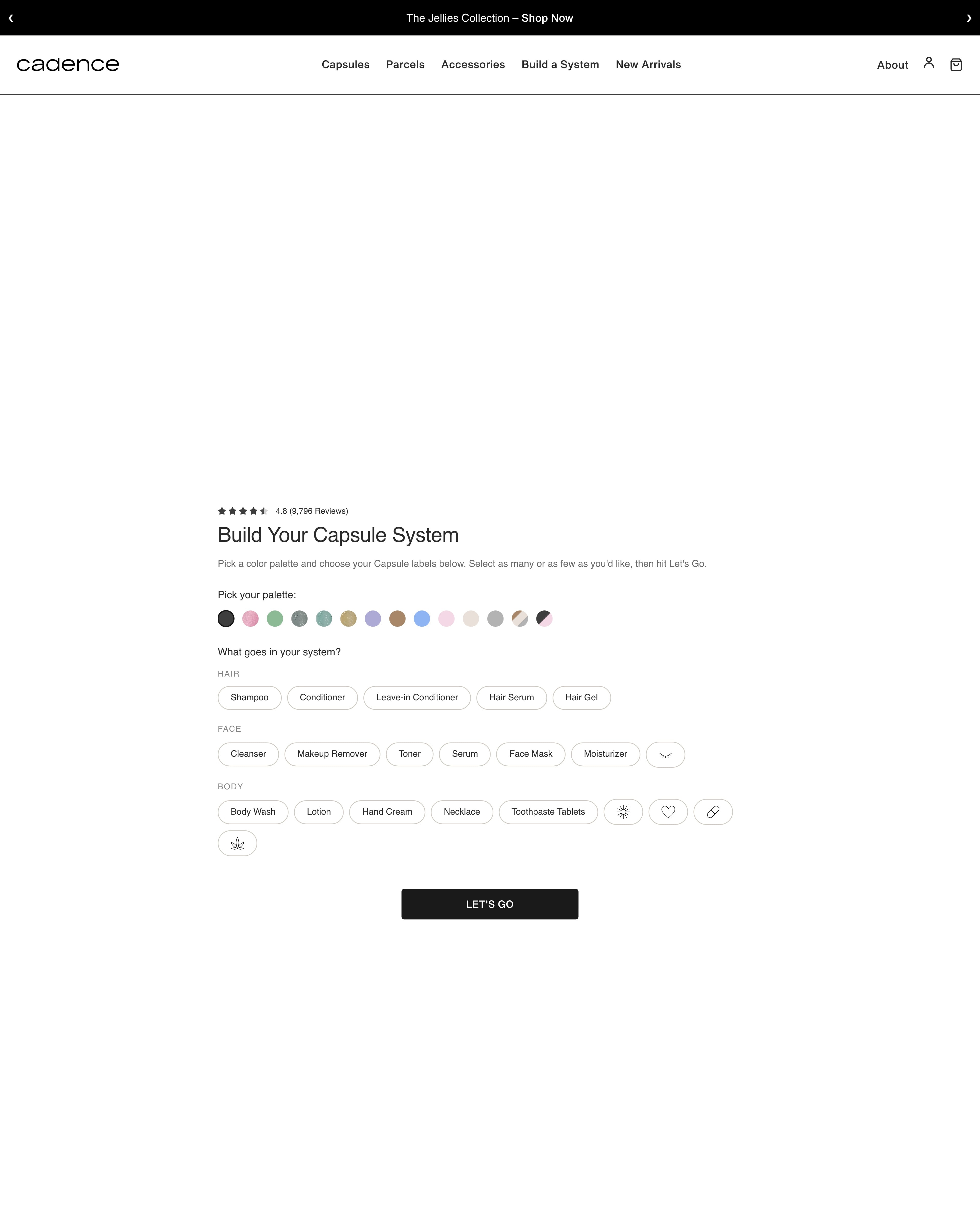 Cadence Build Your Capsule System
