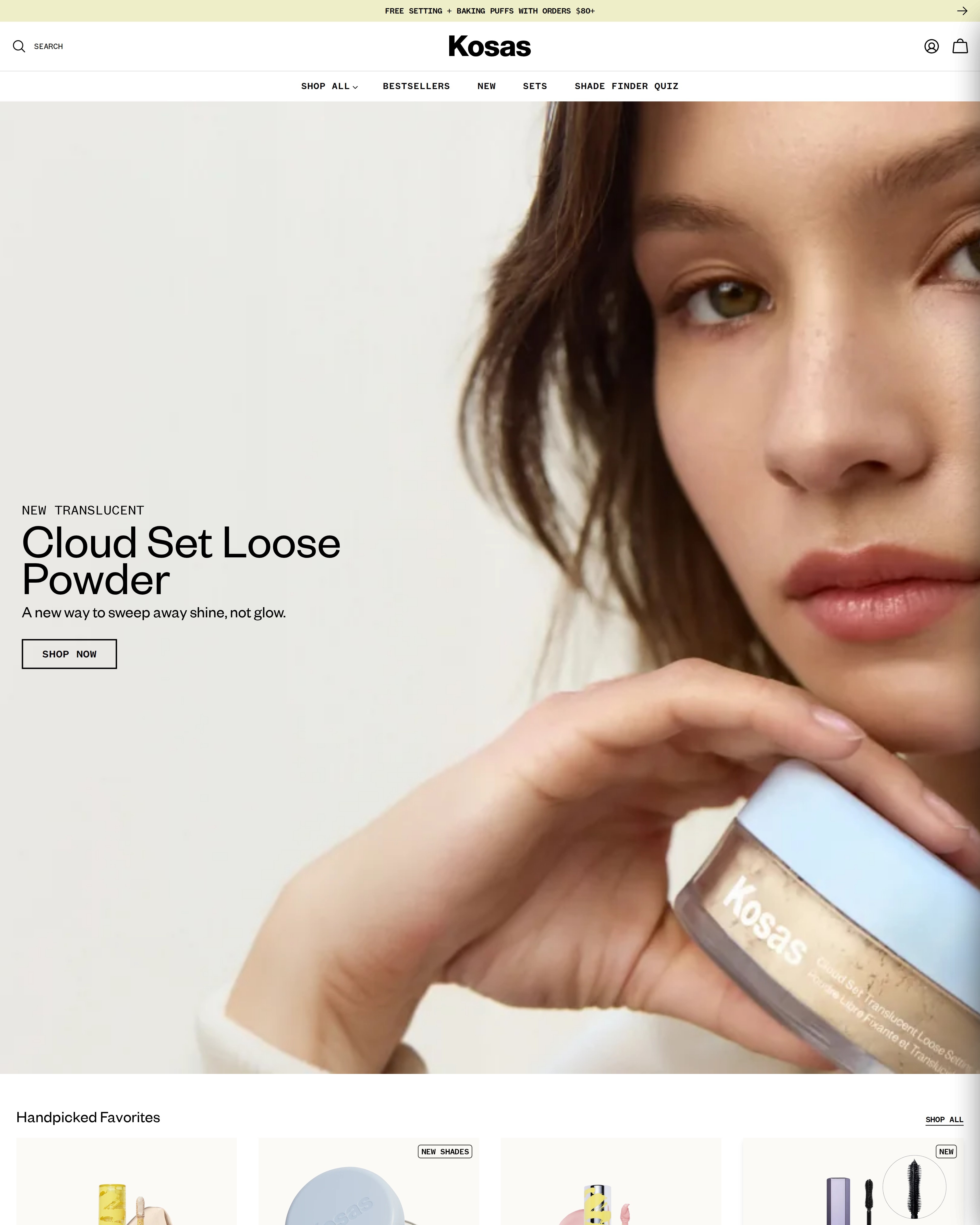 Kosas Homepage
