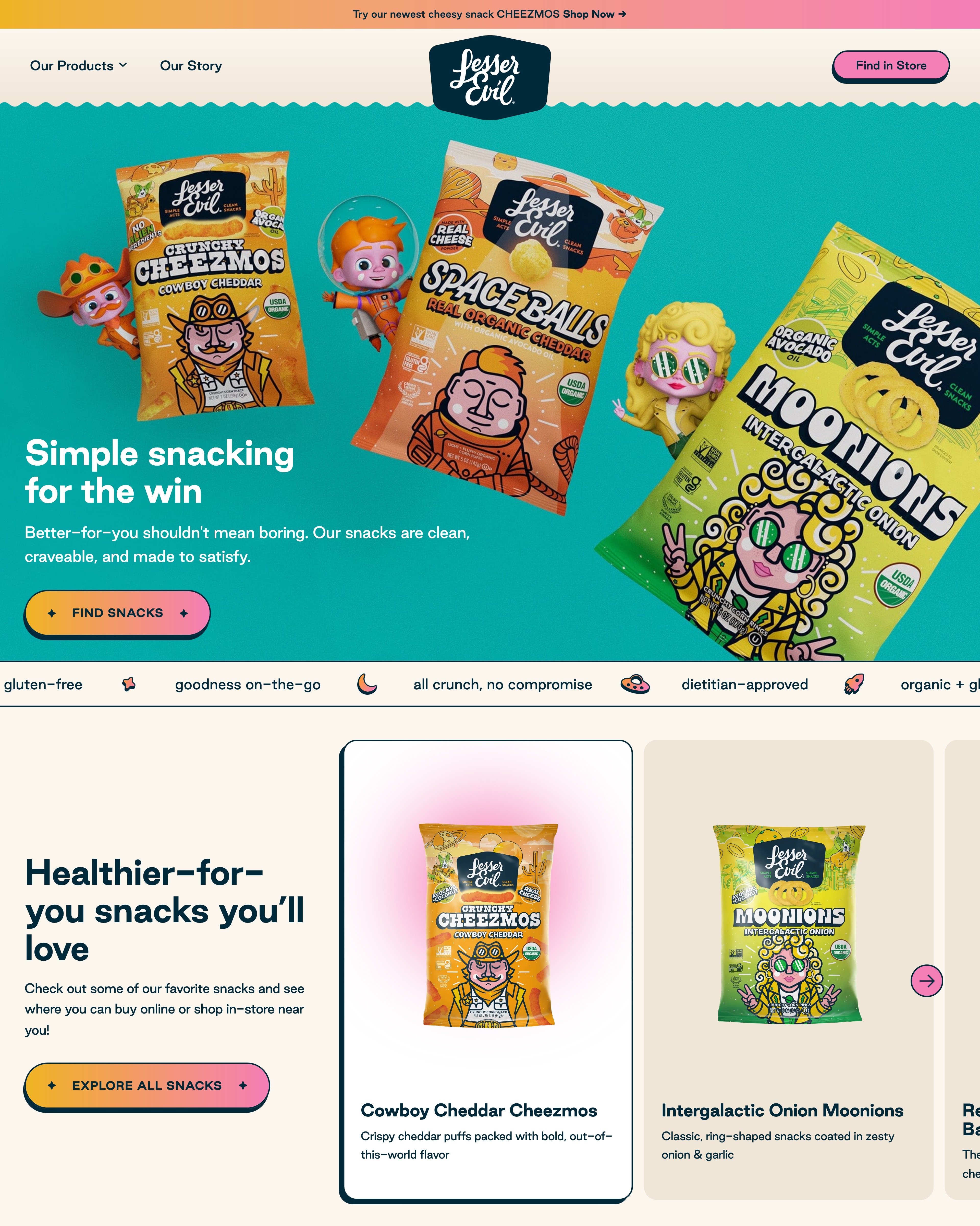 LesserEvil Homepage