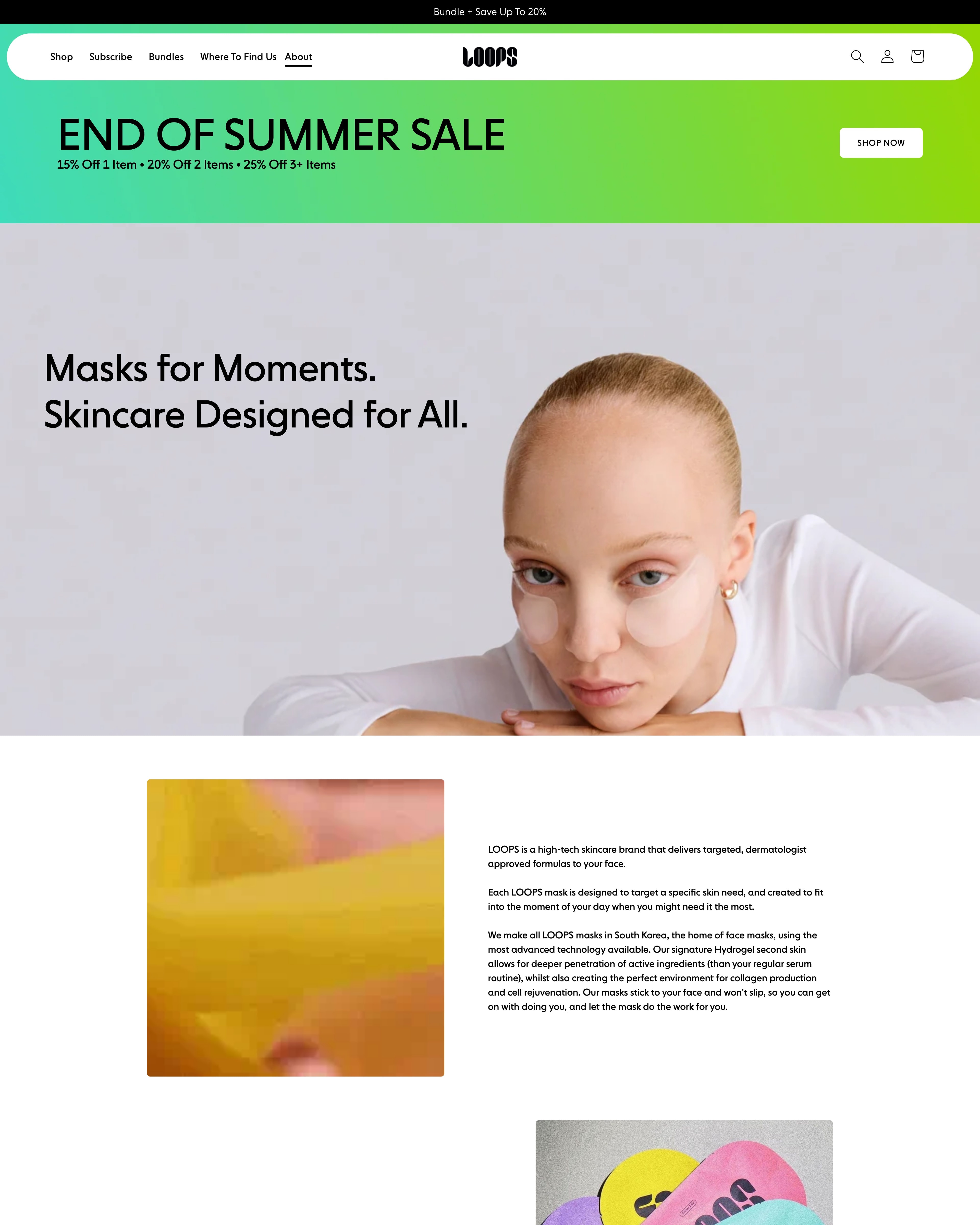Loops About Loops Beauty: High-Tech Skincare Brand