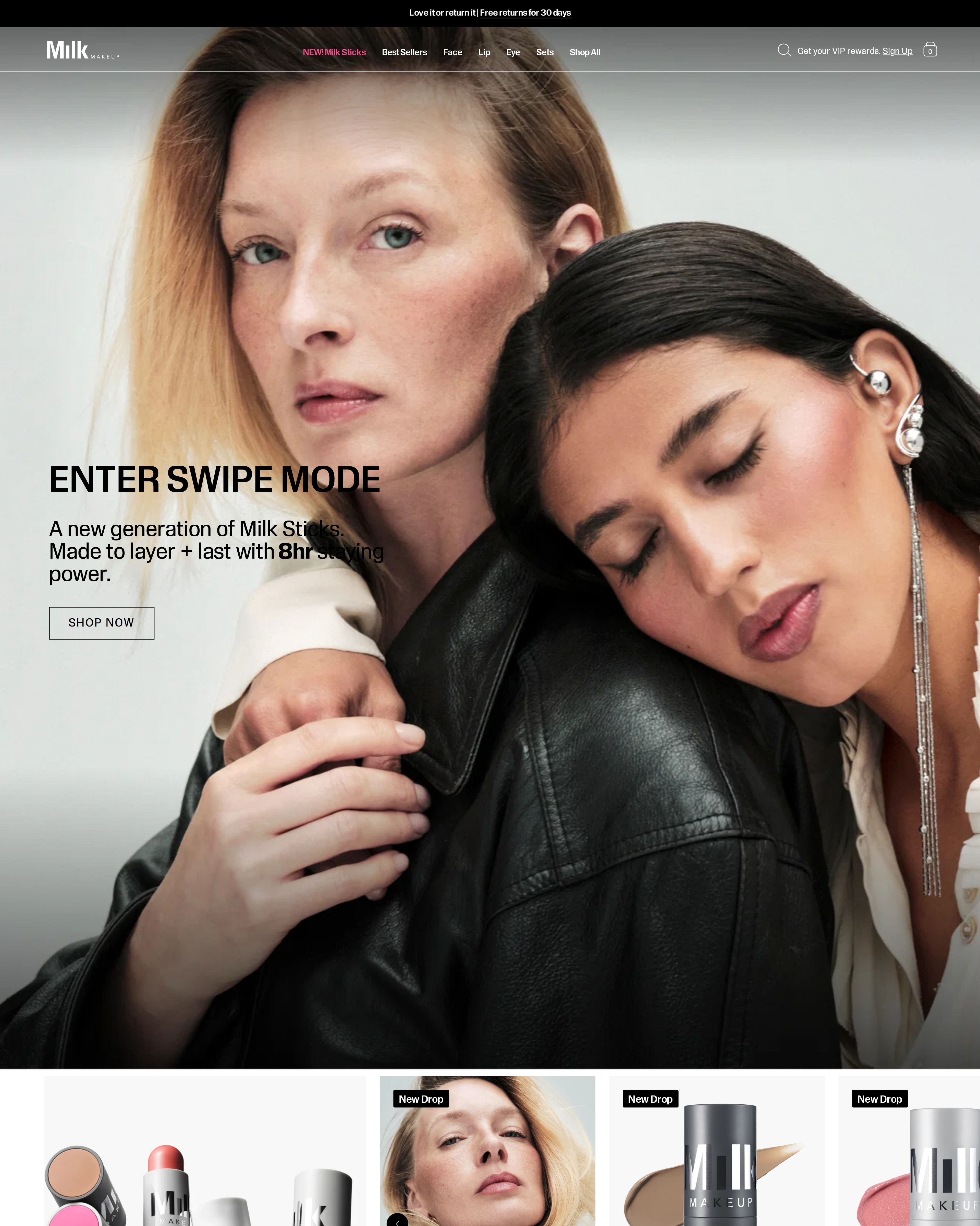 Milk Makeup Homepage
