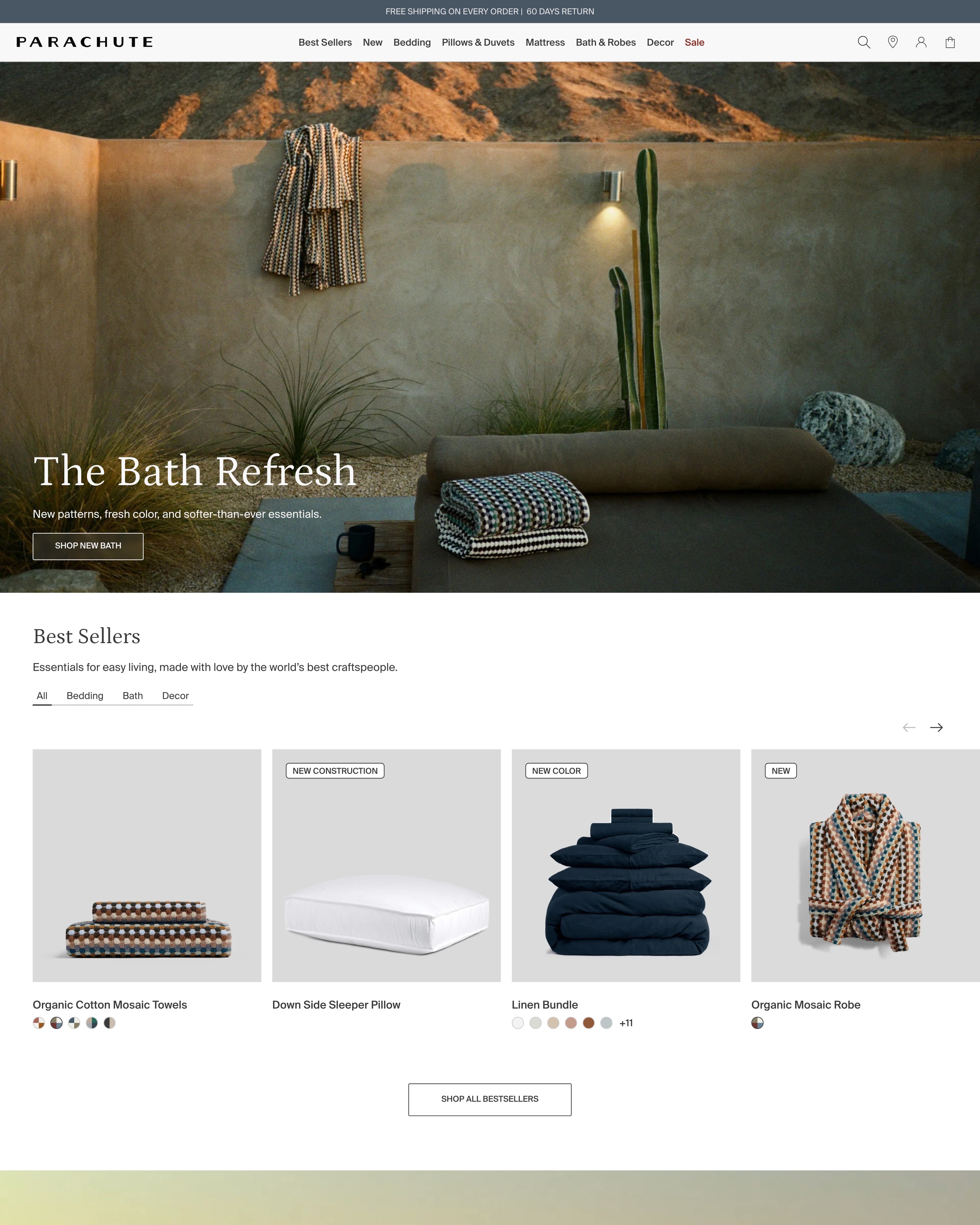 Parachute Homepage