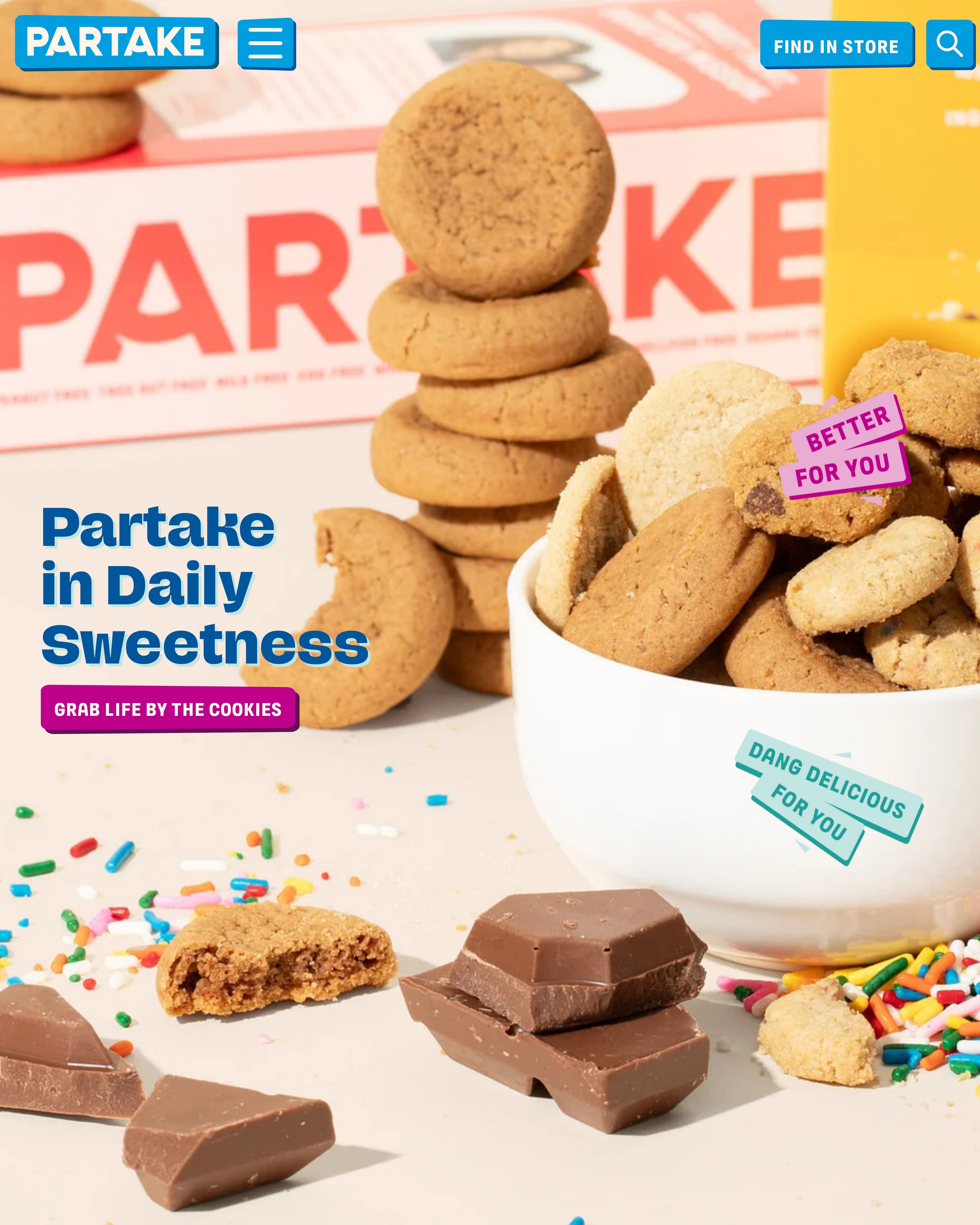 Partake Homepage