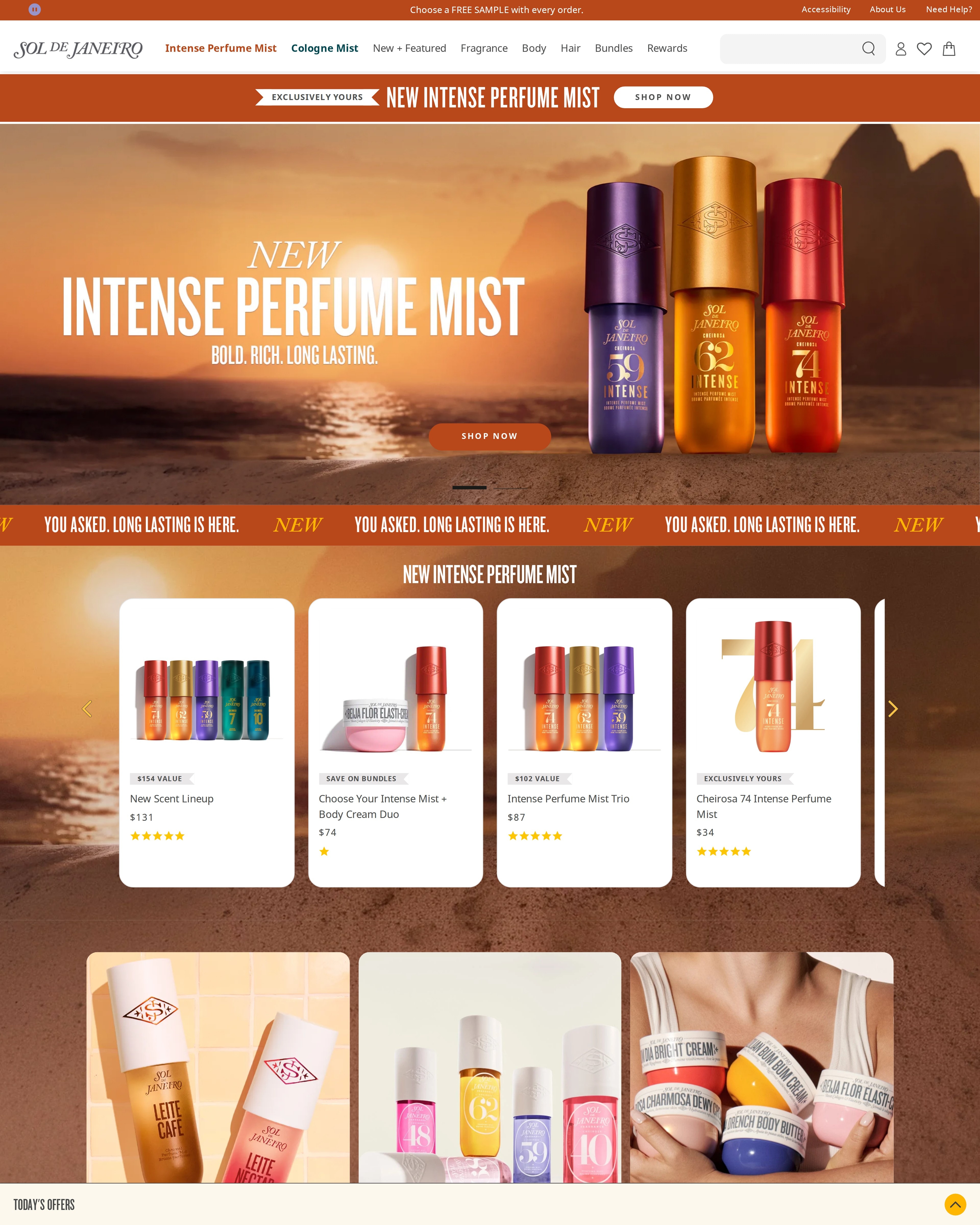 Sol de Janeiro Homepage