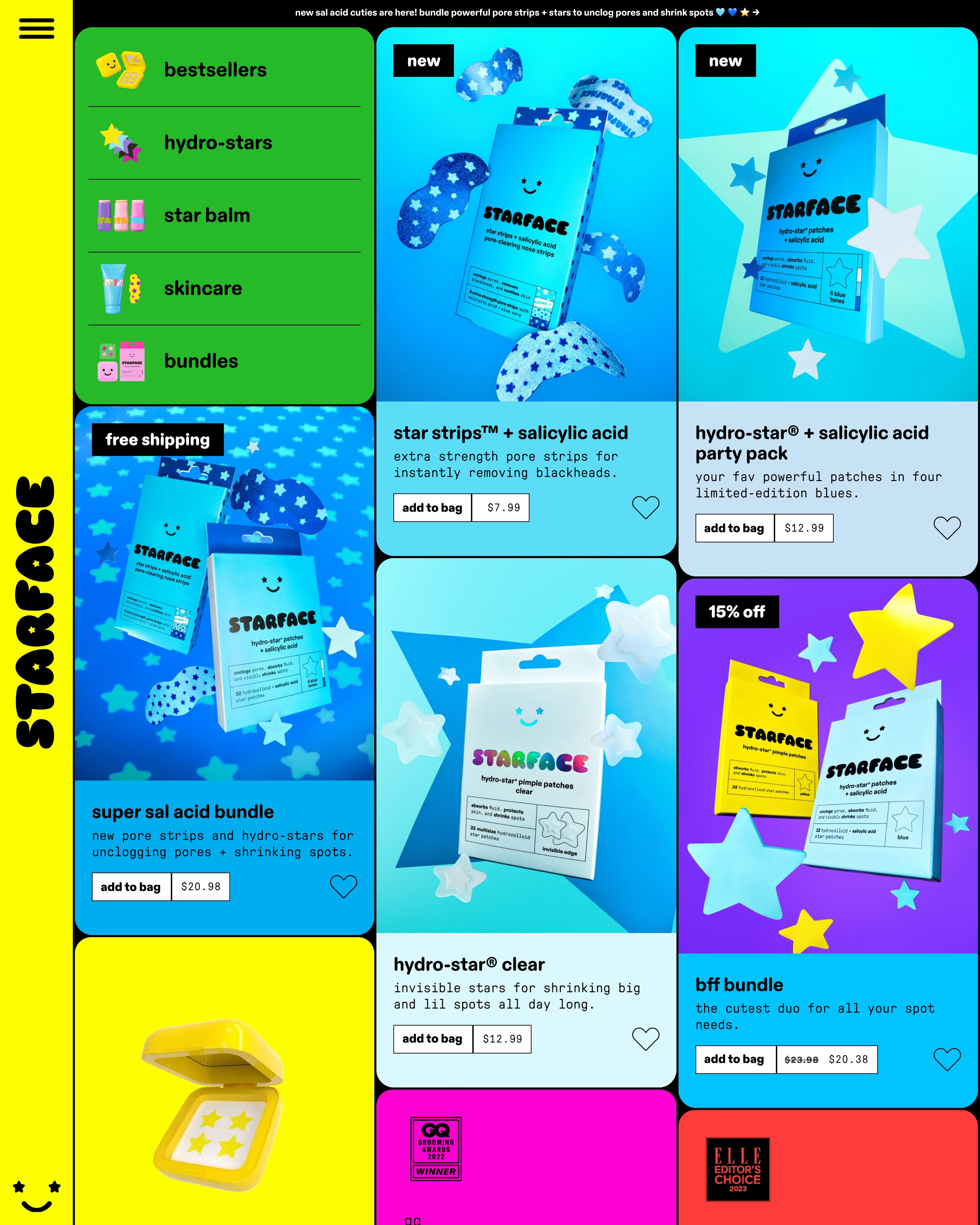 Starface Homepage